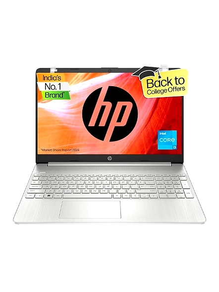 HP Laptop 15s, 12th Gen Intel Core i3, 15.6&quot; FHD, 8GB RAM, 512GB SSD, Thin &amp; Light, Dual Speakers, Windows 11, MS Office 2021, Silver, 1.69 kg, fq5007TU/FQ5327TU-code830