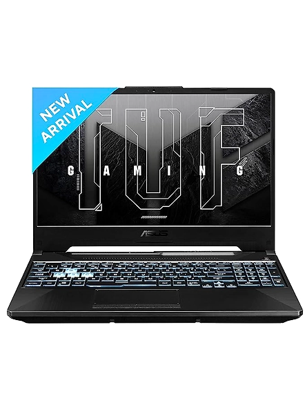 ASUS TUF Gaming F15 - Gaming Laptop, Intel Core i5-11260H 11th Gen, 15.6-inch (39.62 cm) FHD 144Hz, (8GB/512GB SSD/4GB NVIDIA RTX 2050/Win 11/ RGB Backlit/Black/2.30 kg),FX506HF-HN075W-code854