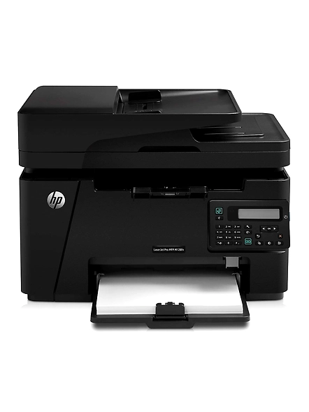 HP LaserJet Pro MFP M128fn Wired Laser Printer | Print, Copy, Scan, Fax | Monochrome | Automatic Document Feeder (ADF) | Ethernet Connectivity | Fast Printing up to 20 ppm | Easy and Secure Setup | 3-Year Warranty | Black-B00KPXGJGQ