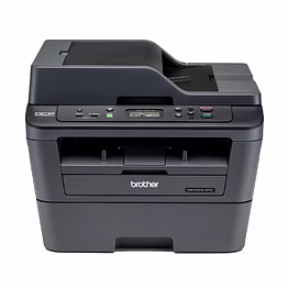 brother dcp-l2541dw multifunction laser printer - auto duplex, 30 ppm print speed, print, scan, copy, automatic document feeder, 2-in-1 id copy button, wifi, wifi direct, lan, usb, free installation