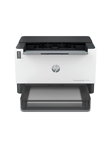 HP LaserJet Tank 1020w Printer | Wireless | Hi-Speed USB 2.0 | Bluetooth LE | Print Speed up to 22 ppm | 150-Sheet Input Tray | 100-Sheet Output Tray | 25,000-Page Duty Cycle | Black and White | Model 381V6A-B09T3PRS8T
