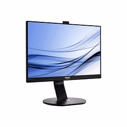 philips monitors 241b7qpjkeb/94,60 inch(152.4 cm) 1920 x 1080 pixels lcd monitor with led backlight,2w x 2 speaker,pop-up webcam,hdmi&vga connectivity,fhd,energy star 7.0,power sensor,black