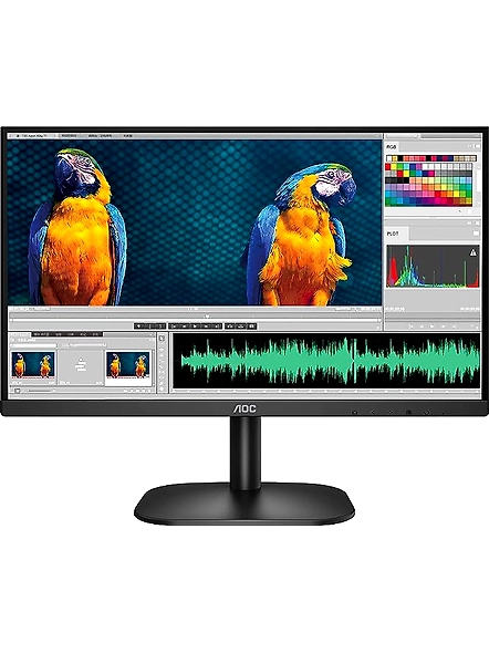AOC 22B2Hm 21.5 Inch Monitor, Va Panel LCD Monitor, Borderless Experience, Ultra Slim with Hdmi Cable, Black-B098TJC4WS