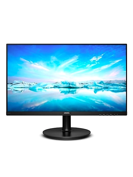 Philips 221V8/94 21.5&quot;(54cm) Smart Image LED Monitor, TN Panel, Borderless with VGA &amp; HDMI Port, FHD, 4 ms Response Time, 178x178 Viewing Angle, 75Hz Refresh Rate, Flicker Free, VESA Mount-B082LHJH3P
