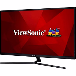 viewsonic crossover monitor vx3211-4k-mhd 32 inch (80.01 cm) 3840 x 2160 pixel, lcd 4k, 10 bit va panel, 300 nits, 1.07 billion colors, 3ms, dual speakers, hdmi 2.0 x 2, dp port, pip, hdr 10 black
