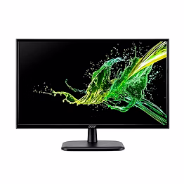 acer 23.8 inches full hd ips panel backlit led monitor (250 nits, 1920 x 1080 pixels, hdmi and vga ports, eye care features like bluelight shield, flickerless & comfyview, black)