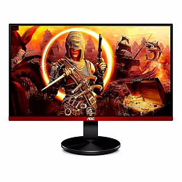 aoc g2590vx lcd gaming monitor with led backlight 23.8 inch(63.5 cm) 1920 x 1080 pixels (full hd) with hdmix2 /vga port/display port, full hd, 75hz refresh rate, response time-1ms in-built speaker, black