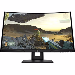 hp x24c 23.6-inch curved fhd gaming monitor - 144 hz refresh rate, 1 hdmi 2.0, 1 displayport, vesa mount, adaptive sync (13q95aa)