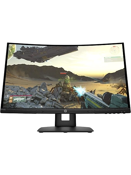 HP X24c 23.6-inch Curved FHD Gaming Monitor - 144 Hz Refresh Rate, 1 HDMI 2.0, 1 DisplayPort, Vesa Mount, Adaptive Sync (13Q95AA)-B08WRSXCGT