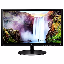 lg 19m38ab 19-inch led monitor, hd ready 1366 x 768, tn panel, vga port, energy efficient, budget-friendly office monitor