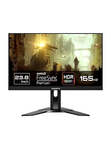 GIGABYTE G24F 2 23.8 Inch (60.452 Cm), 165Hz (180Hz Oc) Gaming Led Monitor with 1920 X 1080 Pixels SS IPS Display, 1Ms (Mprt) Response Time, 95% DCI-P3/125% sRGB, HDR Ready, Freesync Premium (Black)-B0BPCLL9V6