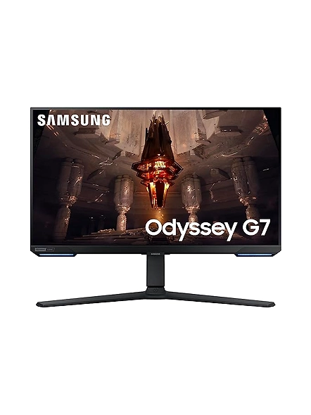 Samsung 28-inch(70.9cm) 4K UHD IPS Gaming IPS, 144 Hz, 1ms, Flat Monitor, Smart TV, Height Adjustable Stand, Bezel-Less, HDR400, G-Sync Compatible (LS28BG702EWXXL, Black)-B0BS3ZGX6Z