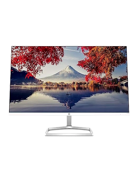 HP M24fwa 23.8&quot; (60.4 cm) Full HD IPS Monitor, 1920 x 1080 Pixels, 75Hz, AMD FreeSync, 1x VGA, 1x HDMI 1.4 Ports, 300 nits, In-Built Speakers, LED 3-Sided Micro-Edge, Silver (34Y23AA)-code1027