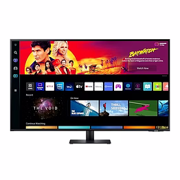 samsung 107.90 cm (43 inch) h 4k smart monitor with netflix, youtube, prime video and apple tv streaming (ls43bm702uwxxl, black), lcd