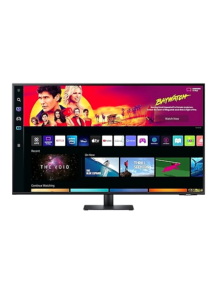 Samsung 107.90 Cm (43 Inch) H 4K Smart Monitor With Netflix, Youtube, Prime Video And Apple Tv Streaming (Ls43Bm702Uwxxl, Black), LCD-B09Z96336R