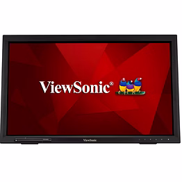 viewsonic touch monitor td2223 54.61 cm (22") lcd 1920 x 1080 pixels fhd 1080, ir 10 - point touch, 7h hardness, 75hz, dual speakers, usb 2.0 (type a x 2 ; type b x 1), hdmi, dvi, vga, black