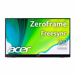acer ut222q | 21.5 inch full hd ips touch monitor | 10 point touch | amd freesync technology | 75hz refresh rate | 4ms response time | displayport, hdmi port, vga & usb port | black