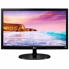 lg 20m39h 19.5 inch hd lcd monitor | 1366x768, tn panel, hdmi & vga ports, wall mountable, 3-year warranty, black