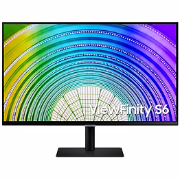 samsung 32-inch(80cm) qhd led monitor, type-c, lan port, bezel less, 1 billion colors, hdr10, has, intelligent eye care, amd freesync, fsc-certified, energy saving (ls32a600uuwxxl, black)