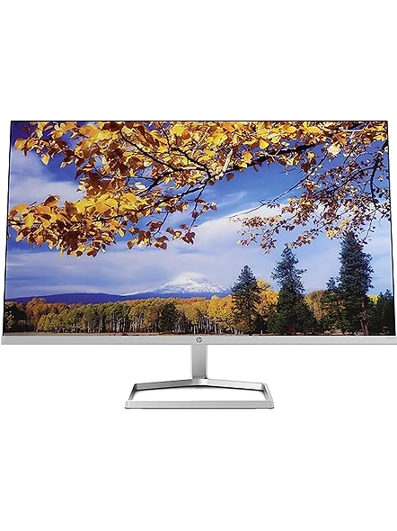 HP M27f 27-inches 68.6cm 1920 x 1080 Pixels Eye-Safe Certified Full HD IPS 3-Sided Micro-Edge Monitor, 75Hz, AMD Free Sync with 1xVGA, 2xHDMI 1.4 Ports, 300 nits 2H0N1AA, M27f FHD Monitor Silver-B095362K3K