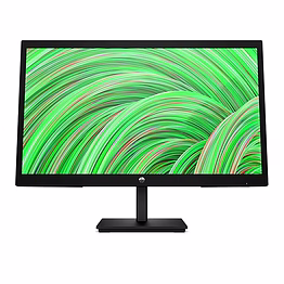hp v22v g5 fhd monitor, 21.45" (54.5cm) lcd 1920 x 1080 pixels fhd monitor anti-glare, low blue light, flicker free, tuv certified monitor, 75hz, amd free sync with 1xvga, 1xhdmi 1.4 ports (black)