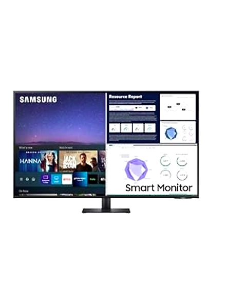 Samsung 1M 09Cm (43&quot;) Smart LCD Monitor With Built-In Speaker - Ls43Am704Uwxxl, Black-B09SLWK1LL
