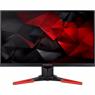 acer predator xb271hu gaming monitor - 27" wqhd ips, nvidia g-sync, 2560x1440, 144hz (overclocked to 165hz), black/red, adjustable tilt/swivel/pivot/height, built-in speakers