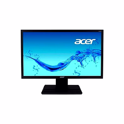 acer v206hql 1366 x 768 pixels 19.5 inches(49.5cm) hd led backlit computer monitor with hdmi, vga ports and stereo speakers (multicolour)