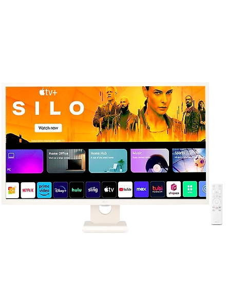 LG 32SR50F MyView Smart Monitor - 32&quot; FHD IPS Display (1920 x 1080) with webOS, ThinQ Home Dashboard, AirPlay 2, Screen Share, Bluetooth - Stylish White-code1101