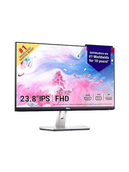 Dell S2421HNM 23.8&quot; (60.5cm) FHD Monitor 1920x1080 Pixels @75Hz, IPS Panel, 3-Year Warranty, 99% sRGB, Low Blue Light Technology, Ultra-Thin Bezel, HDMI x2, Tilt-B08GGF4L1K