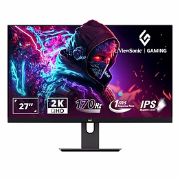 viewsonic gaming 27inch 170hz ips qhd 2k gaming monitor,1ms, hdr10, freesync, 137% srgb, height adjustment, swivel, tilt, pivot, eye care, 2 x hdmi, display port - vx2758a-2k-pro-2