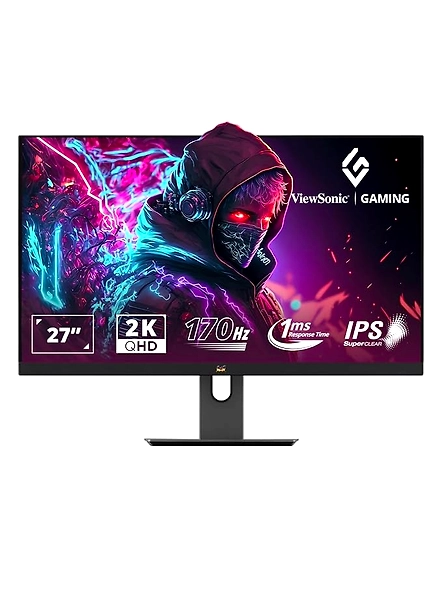 ViewSonic Gaming 27Inch 170Hz IPS QHD 2K Gaming Monitor,1ms, HDR10, FreeSync, 137% sRGB, Height Adjustment, Swivel, Tilt, Pivot, Eye Care, 2 x HDMI, Display Port - VX2758A-2K-PRO-2-B0CMPW1698
