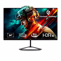 viewsonic gaming 24 inch full hd,ips,1ms,165hz refresh rate monitor, hdr10, free sync, srgb 104%, eye care,wall mount,tilt, 2 x hdmi,1 x display port, wide view angle-vx2479-hd-pro