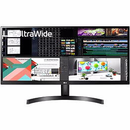lg 29" (73cm) ultrawide™ wfhd lcd 2560 x 1080 pixels ips display monitor - hdr 10, amd freesync, inbuilt 5w speaker, srgb 99%, multi tasking monitor, hdmi x 2-29wl50s (black)