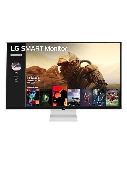LG 43&quot; Ultrafine™ Smart Monitor UHD 4K IPS (3840 * 2160), HDR 10, Wireless Connectivity, webOS, AirPlay 2, USB Type-C (65W PD), Speakers 10WX2, Magic Remote, HDMIx2, DP, HP Out, 43SQ700 (White)-B0C8JLD86D