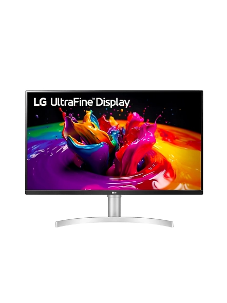 LG 32UN650-W 32&quot; UHD 4K Monitor, IPS Ultrafine Display, HDR10, DCI-P3 95%, AMD FreeSync, 3-Side Borderless, Height Adjustable Stand - Silver/White-code1115