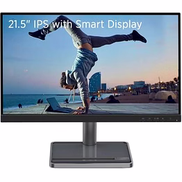 lenovo l-series 55.88 cm (22 inch) 1920 x 1080 pixels fhd ips ultraslim monitor |16.7 mn colors, 99% srgb, 75hz, 4ms, amd freesync, hdmi, tuv eye comfort & low blue light, tilt stand, black, l22-i30