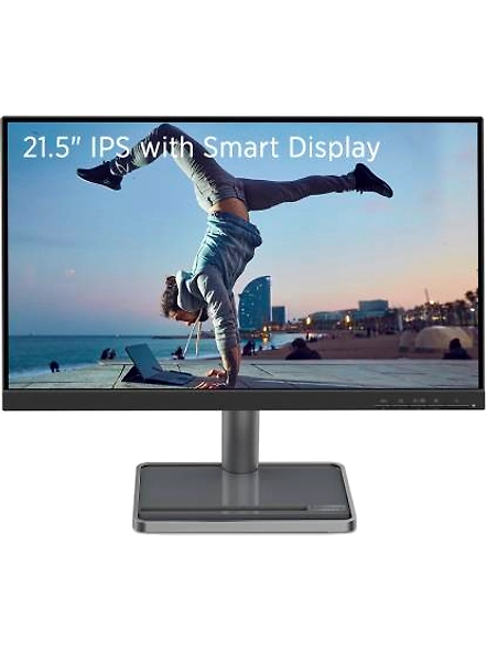 Lenovo L-Series 55.88 cm (22 inch) 1920 X 1080 Pixels FHD IPS Ultraslim Monitor |16.7 Mn Colors, 99% sRGB, 75Hz, 4ms, AMD FreeSync, HDMI, TUV Eye Comfort &amp; Low Blue Light, Tilt Stand, Black, L22-i30-B097MG6HVP