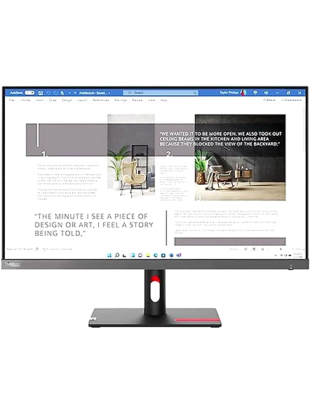 Lenovo ThinkVision S27i-30 27 Full HD LED Monitor - 16:9 - Storm Gray-‎B0CH11GLR1