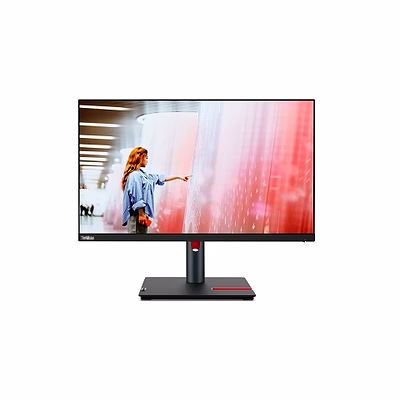 lenovo thinkvision p24q-30 23.8 inches qhd monitor | 2560x1440 resolution | ips | hdr10 | 60hz refresh | 4ms | wled backlight | 1xhdmi 2.0, 1xdp 1.4 | tilt, lift, pivot, swivel| eyesafe | raven black