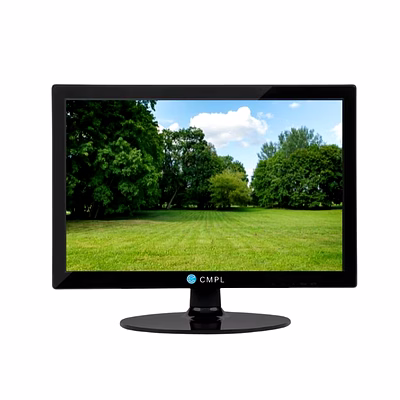 cmpl 23.8" ips led backlit monitor with hd webcam, integrated speakers, and 1920x1080 resolution | hdmi, vga, displayport | enhanced viewing experience