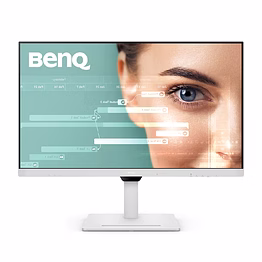 benq gw3290qt 31.5" 2k qhd ips monitor - usb-c 65w pd, coding mode, 99% srgb, daisy chain, height adjustable, 75hz, eye safe, hdmi, dp, usb hub, white