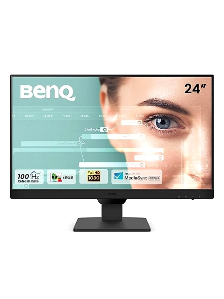 BenQ GW2490 23.8” 1080p FHD IPS Monitor | 100Hz | Eye-careU | Dual HDMI | DisplayPort | VESA | MediaSync | Brightness Intelligence | Low Blue Light+ | Built-in Speakers (Black)-B0CQ2VKBMH
