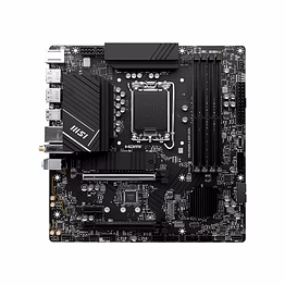 msi pro b760m-a wifi ddr4 proseries motherboard (supports 12th/13th gen intel processors, lga 1700, ddr4, pcie 5.0, m.2, 2.5gbps lan, usb 3.2 gen2, wi-fi 6e, matx)