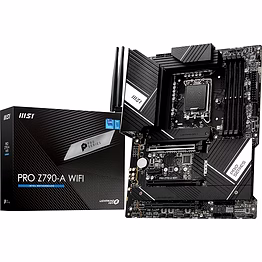 msi pro z790-a motherboard wifi atx gaming msi motherboard - powerful performance, reliable connectivity, sleek design, supports intel core 12th & 13th gen processors, 9+1+2 phase 105a sps, ddr5 boost