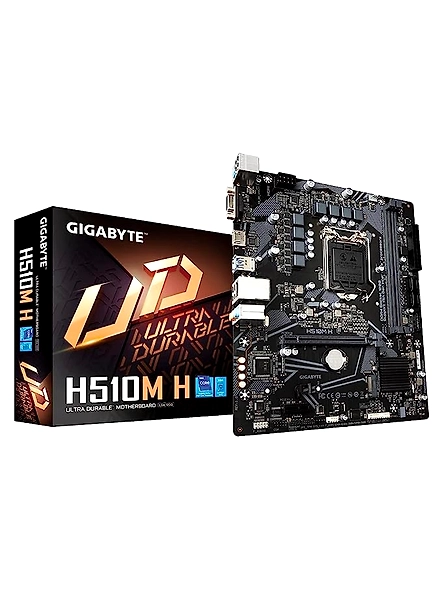 GIGABYTE H510M H Ultra Durable MicroATX Motherboard LGA 1200 DDR4 DIMM-B083HZ96FL
