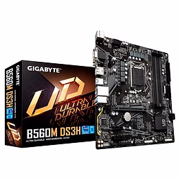 gigabyte b560m ds3h micro-atx motherboard | lga 1200 | intel b560 chipset | dual m.2 slots | pcie 4.0 | usb 3.2 gen1 | gbe lan | ddr4 support