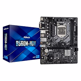 asrock b560m-hdv intel socket1200 for intel 10th/11th gen core