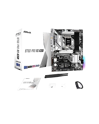 ASRock B760 Pro RS WiFi LGA 1700 Intel B760 ATX Motherboard-B0CBNP35BD