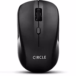 circle superb 2.4 wireless mouse in black offers precise control with a 2.4ghz wireless connection. its ergonomic design ensures comfortable use, while the compact size and sleek look make it ideal for any setup